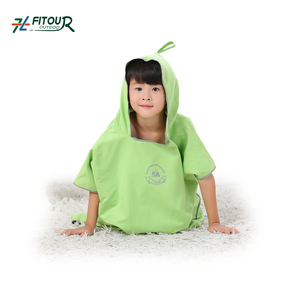 Mignon Microfibre Suè<span class=keywords><strong>de</strong></span> Serviette Poncho À Capuche <span class=keywords><strong>Pour</strong></span> Enfants <span class=keywords><strong>Plage</strong></span> Changeante Robe <span class=keywords><strong>Peignoir</strong></span> - Product Image 4