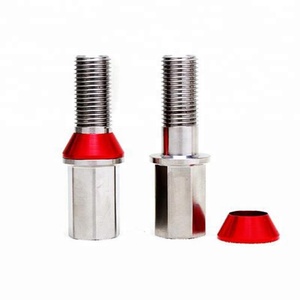 Boulon de bagues connecteur étendu en alliage d'aluminium anodisé coloré, écrou Gr5 m8x32 mm - Product Image 6