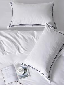 100% Cotton Sateen Hotel Embroidery Bedding Quilt Cover <strong>Set</strong> - Product Image 6