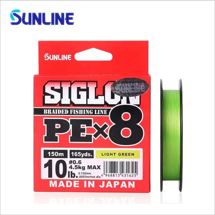 Sunline Siglon PEx8 150m Green/Orange Color