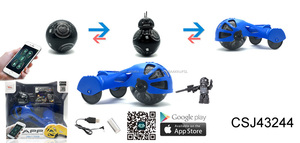 calientes 17 cm BB-9 RC BB8 robot 2.4g control remoto inteligente pequeña bola anfibio vehículos para la venta - Product Image 4