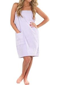 Terry <strong>Towelling</strong> Womens Bathroom <strong>Dressing</strong> <strong>Ladies</strong> Wrap <strong>Gown</strong> - Product Image 5