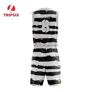 black white riverシブルバスケットボールジャージnumbers - Product Image 2