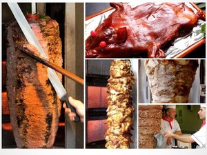 Máquina de Shawarma de Acero Inoxidable para Mesa, Hornos Industriales de Túnel, Horno de Gas para Doner <span class=keywords><strong>Kebab</strong></span> con Motor Principal - Product Image 5