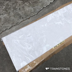 Backlit Tính năng tường trang trí nội thất Faux đá cẩm thạch Bảng điều chỉnh cho ánh sáng cột mờ Trắng Nhân Tạo Onyx Thạch Anh <span class=keywords><strong>Countertop</strong></span> - Product Image 5