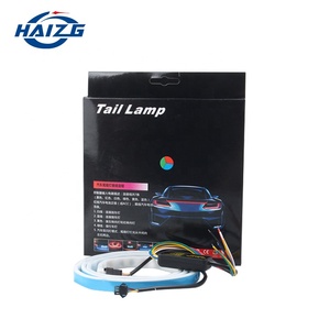 HAIZG RGB coche LED tira de iluminación posterior tronco cola luz de freno a la señal de advertencia led de luz de tira - Product Image 2
