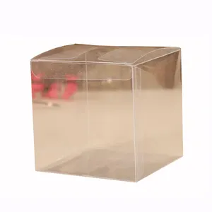 8 x 8厘米 PVC 方形立方体包装礼品盒