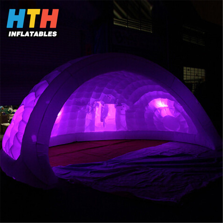 Small used canvas Pop Up Christmas inflatable beach tents with inflatable mattress for events sale