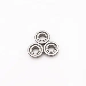 Miniature flange bearing size 5x10x4mm density steel ball bearing MF105 MF105Z MF105zz bearing