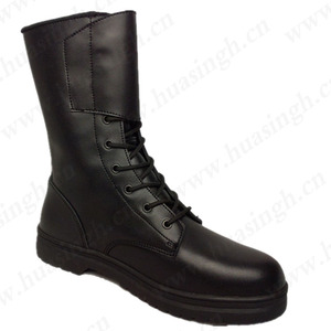WCY, Bottes tactiques de combat en cuir véritable, style <span class=keywords><strong>Rangers</strong></span> français moderne, très vendues, noires HSM006 - Product Image 4