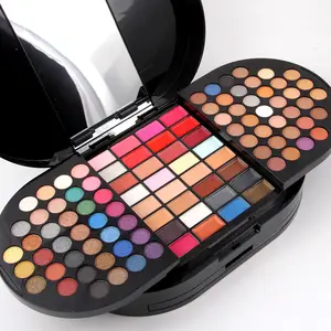 130 Farben Lidschatten erröten Glanz Lippenstift Set Make-up kosmetische Lidschatten-Palette auf Lager