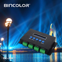 BC-204 4 canaux pixel lumière contrôle ArtNet Ethernet vers DMX SPI ucs1903 2904 lumière de pixel a mené le contrôleur ws2811 Convertisseur