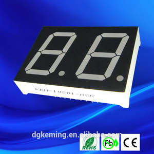 ultra red 2 segmentos de 7 dígitos display big 1 polegadas led sinal - Product Image 1