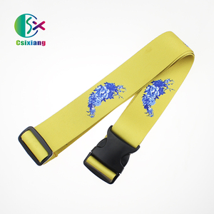 Trung Quốc Nhà Máy Nóng Bán Tùy Chỉnh In Dệt Logo Hành Lý Dây Đeo/Thắt Lưng Với Mật Khẩu Khóa - Product Image 6