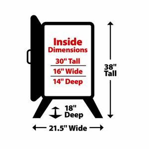 30 "التجارية الطبخ الدجاج الأسماك اللحوم الكهربائية شواية باربيكيو آلة شواء الفولاذ المقاوم للصدأ نافذة شواء - Product Image 5