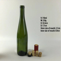 Fabrication professionnelle de bouteilles de vin noires