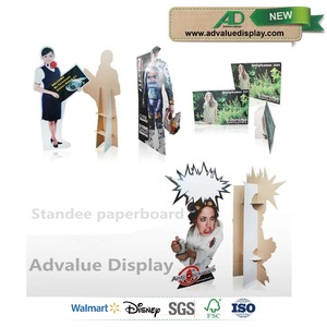 מותאם אישית באיכות גבוהה קרטון חיים גודל גלי נייר ג 'ורג' PVC קצף לוח עמדן תצוגת קרטון מגזרות - Product Image 6