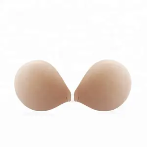 Fabric lady sexy inner wear free silicone bra