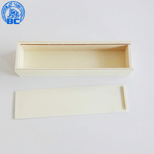Boîte de rangement en bois brut de haute qualité, couleur bois naturel, populaire, pour enfants, <span class=keywords><strong>bricolage</strong></span>, boîte en bois - Product Image 5