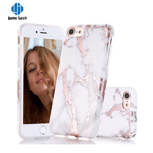 Imd suave mármol rosa Bling láser TPU caja del teléfono de la PC para el Iphone 7 más - Product Image 4
