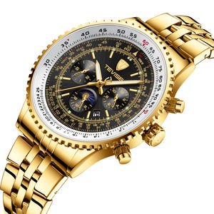 <span class=keywords><strong>Montre</strong></span> mécanique automatique pour hommes, 1 pièce, accessoire classique en acier inoxydable, de la marine, à la mode - Product Image 1