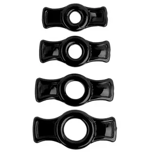 4pcs/set super stretchy strong male donut cock rings for men, male sex toy big cock man penis rings