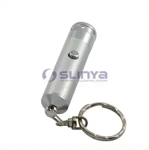 Silver Keychain Detector Cash UV Detector Money Checker
