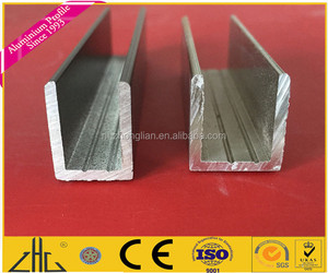 Más vendidos chinos calientes canal c u canal de aluminio u perfil - Product Image 1