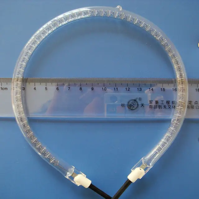 Circular Quartz Lab Oven Glass Tube