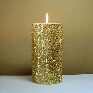 Industrial glitter powder for wax candle making