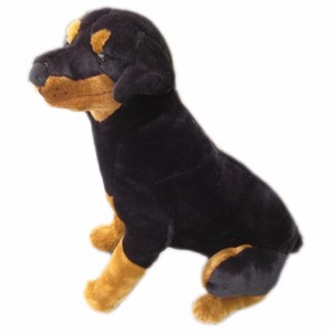 Levensgrote politie hond pluche speelgoed pluche hond dat look real - Product Image 3