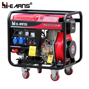 5KWディーゼル溶接機180Aポータブル発電機