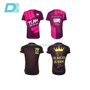 Entrega rápida diseño personalizado impresión sublimada 140 Gsm tela poliéster camiseta de los hombres - Product Image 4