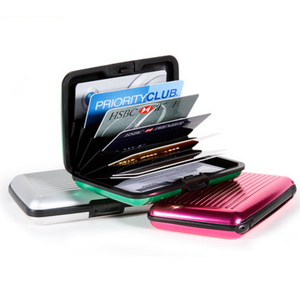 RFID — portefeuille mince en aluminium pour cartes de crédit, étui de cartes, porte-cartes d'alma, portefeuille de poche avant - Product Image 2