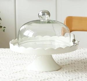 Prix d'usine Supports à gâteaux en céramique écologiques de luxe personnalisés avec support de présentation pour gâteaux de mariage - Product Image 1