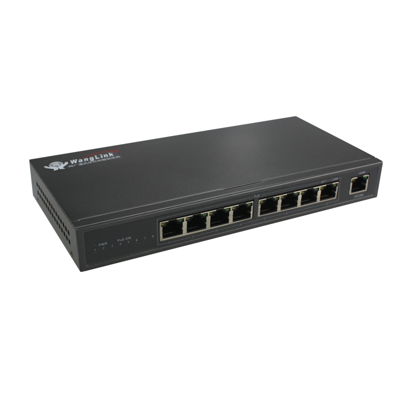 Легко использовать 100 Мбит/с 8 портов PoE + 1 порт каскадного соединения Ethernet модуль коммутатора