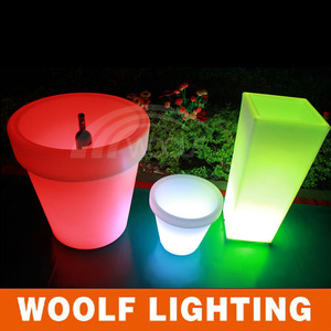 Projet gouvernemental Éclairage de Jardin En Plein Air Led Rectangulaire de Grande Taille En Plastique Pots De Fleurs - Product Image 6