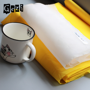 Gezi (offre d'usine) 7 T-165 T 18mesh-420mesh blanc ou jaune d'armure de polyester silcreen maille de tissu d'impression - Product Image 4