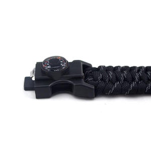 Pulsera de Supervivencia Multifuncional 20 en 1 SOS con Brújula Desmontable, Pulsera de Paracord LED Tejida Portátil Profesional de Fábrica - Product Image 3