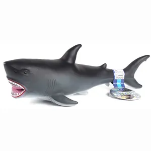 Мягкая игрушка-Акула, наполненная хлопковой моделью, игрушка-Реалистичная Акула со звуком