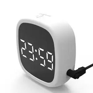 Einfache Grund Betrieb Kleine und Licht Digital Reise Lauter Alarm Snooze Uhr