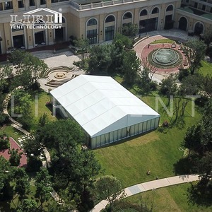 Tienda de lujo para bodas y fiestas, carpa de aluminio para construcción permanente