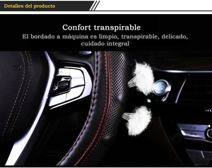 Fabricante d Estilo extra Grande Durable antideslizante de la cubierta del volante del coche para <span class=keywords><strong>bmw</strong></span> e46 - Product Image 4