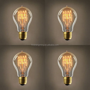 Decorativa lámpara incandescente <span class=keywords><strong>de</strong></span> edison bombilla 40 W regulable filamento espiral - Product Image 3