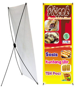 Soporte de Marco <span class=keywords><strong>X</strong></span> de alta calidad Tamaño de la pancarta de exhibición 60X160 cm 80X180 cm para la venta de hamburguesas - Product Image 3