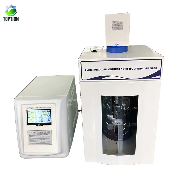 TU-650E Laboratuvar 500 ml süt ultrasonik hücre kırıcı homojenleştirici satılık