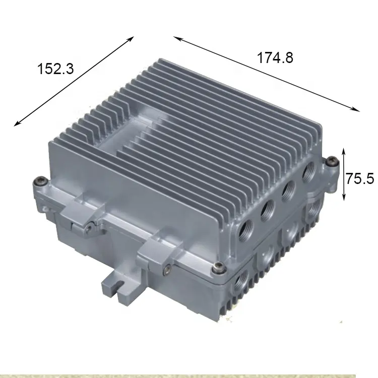 DAM040 Kandang Elektronik Aluminium Ip68 Kustom 174.8*152.3*75.5Mm