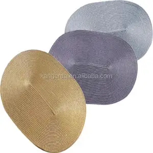 high quality pp oval placemat for table use