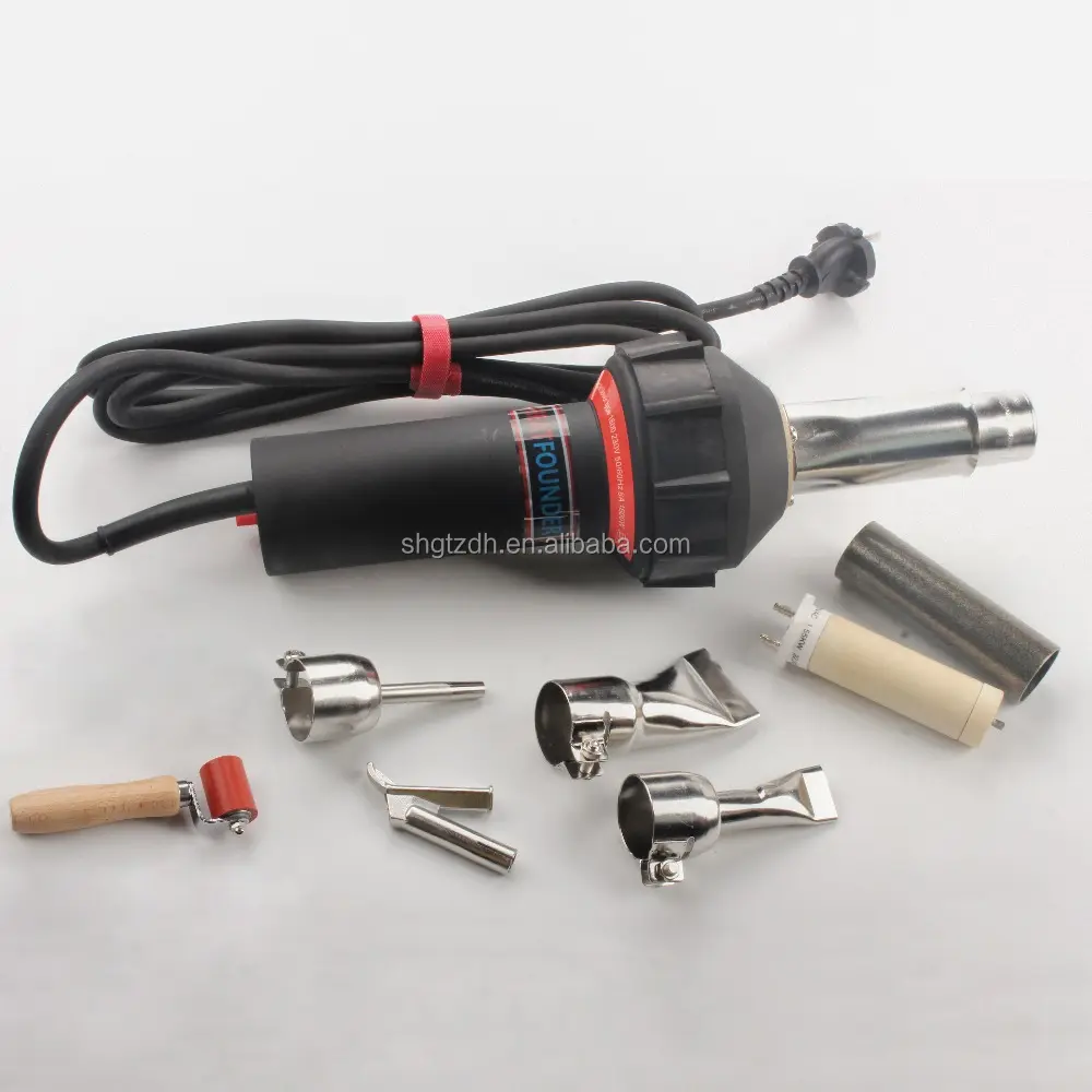 HEATFOUNDER 1600 W HOT AIR GUN WELDING OBOR LAS PLASTIK PVC PANAS TUKANG LAS SPANDUK PENGIRIMAN GRATIS