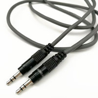 Cable auxiliar de Audio, Conector de 3,5mm a Jack, macho estéreo para coche, PC, teléfono, 1m,2m,3m